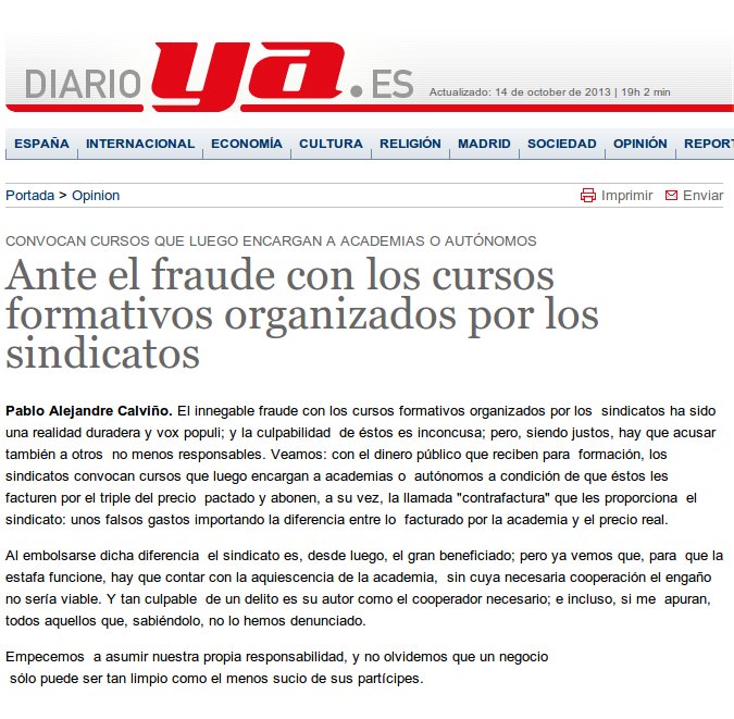 Publicado en Diario YA