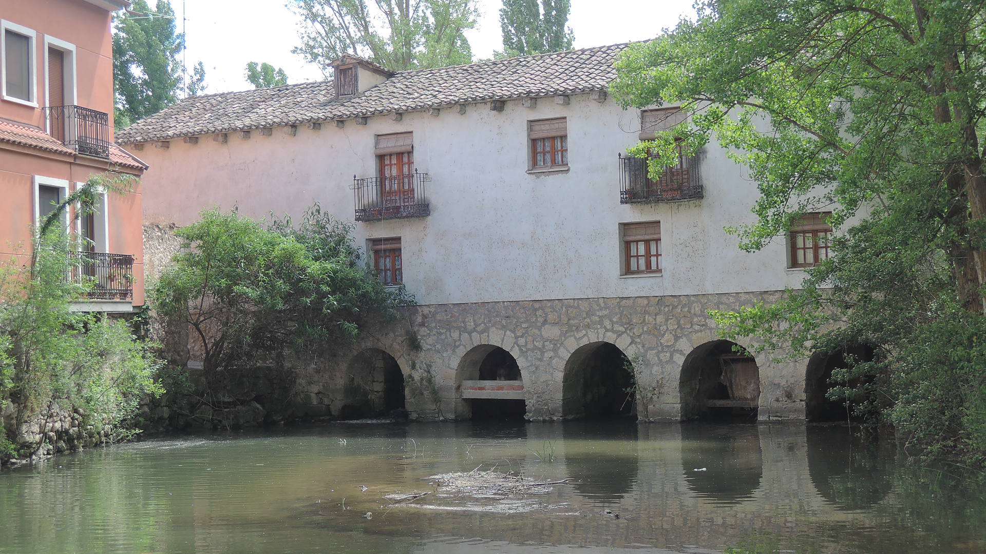 Viejo molino en Peñafiel.