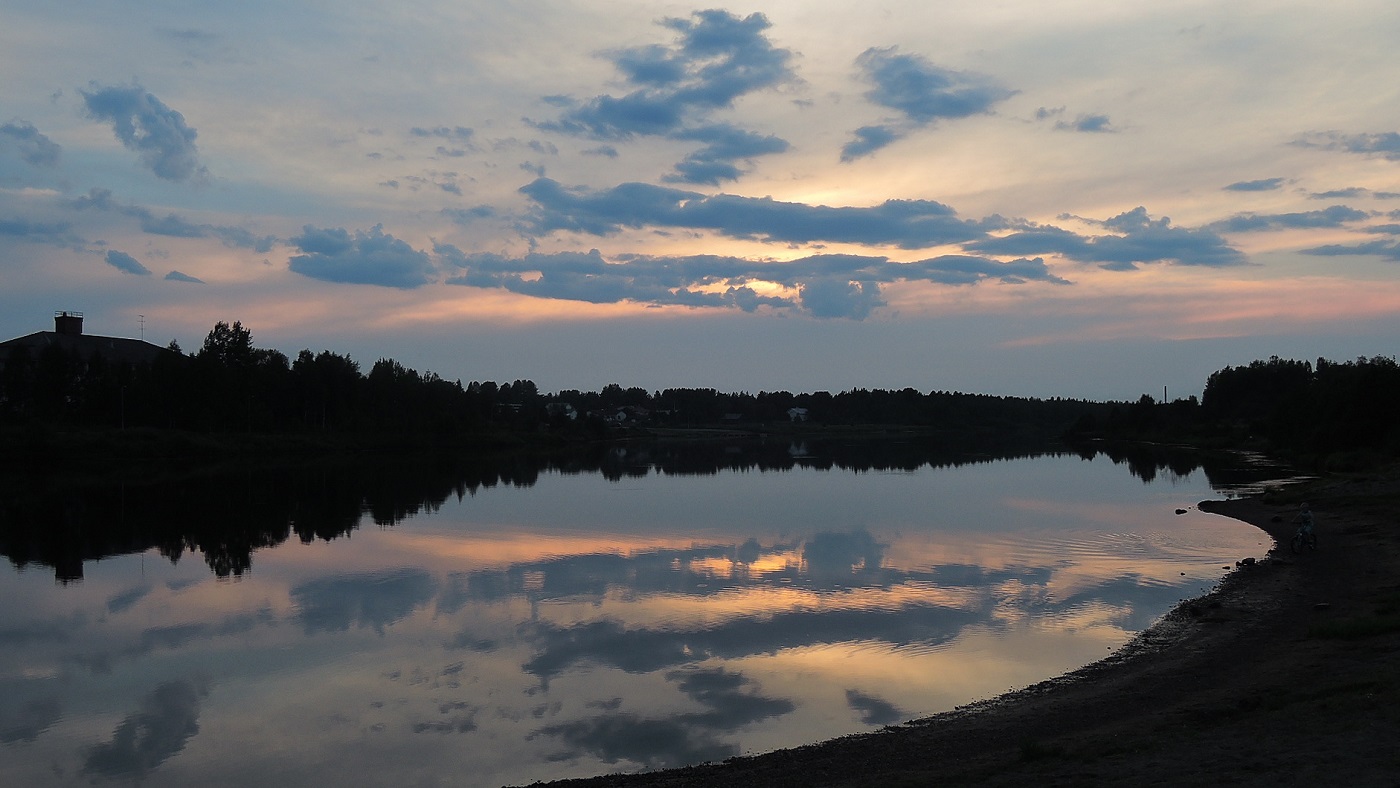 Anochecer en Sodankylä