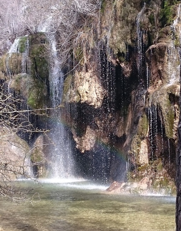 Detalle de las pequeñas cascadas